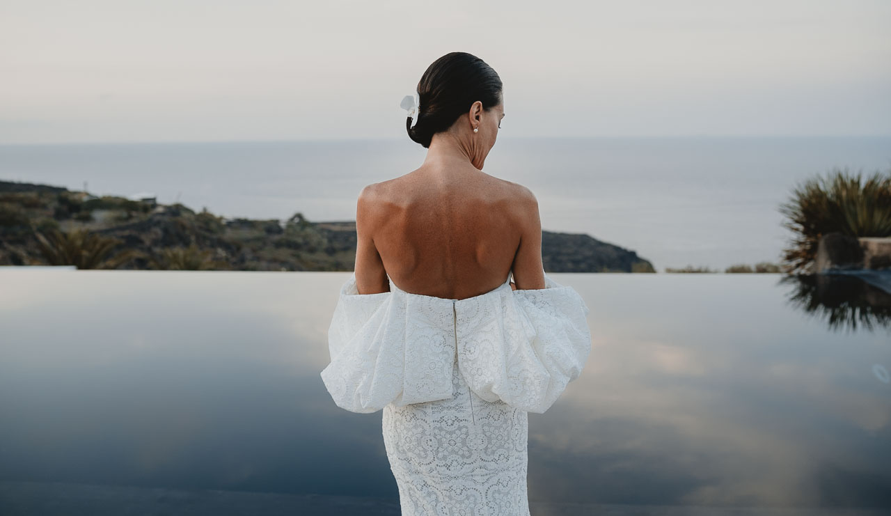 Bride portrait in Pantelleria Dream Resort