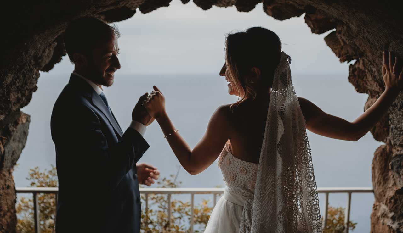 Wedding Portrait at Dammare Arte & Ristoro in Pantelleria